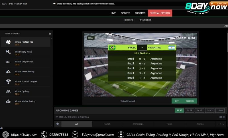 BBIN Thể Thao 8Day – cổng cược quốc tế đỉnh cao 5 Giao dien cong cuoc BBIN The Thao 8Day - Hinh 4