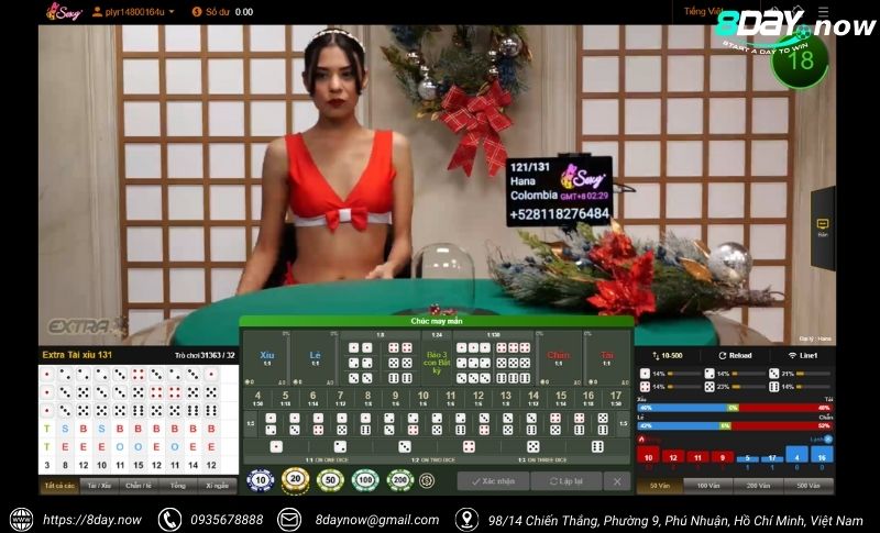 Casino SEXY 8Day – Sòng bạc trực tuyến đẳng cấp hàng đầu 4 Giao dien sanh Casino SEXY 8Day - Hinh 3