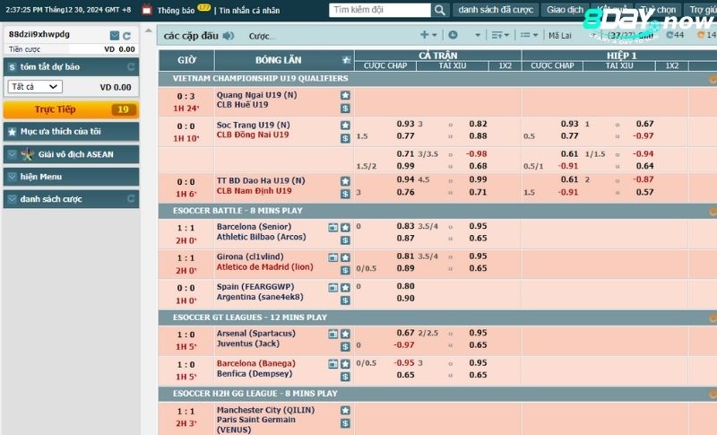 CMD Thể Thao 8Day - Nơi hội tụ những kèo đấu hấp dẫn nhất 7 Cac buoc tham gia dat cuoc tai CMD The Thao 8Day - Buoc 3