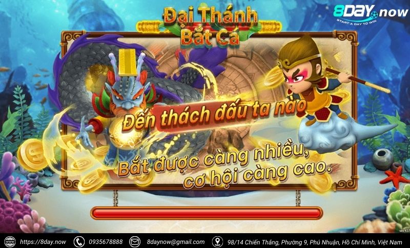 Đại Thánh Bắt Cá 8Day - Săn cá siêu ngon, phần thưởng hấp dẫn 6 Cac buoc tham gia choi game Dại Thanh Bat Ca 8Day - Buoc 3