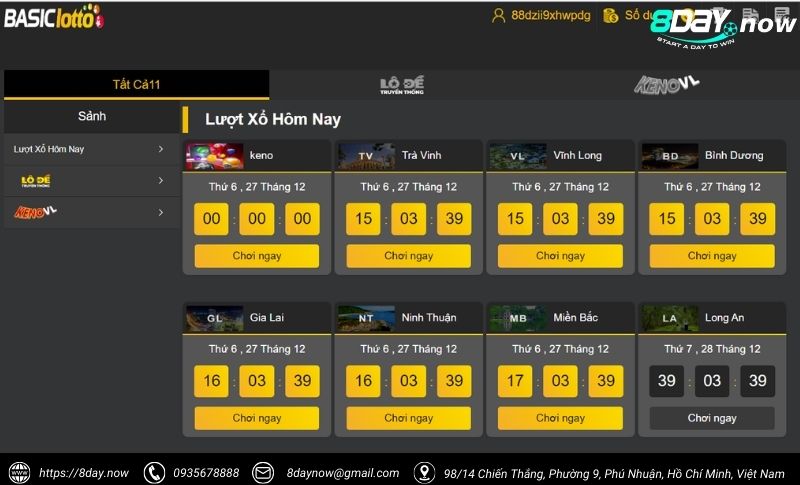 Số Đề Truyền Thống 8Day – Xổ số 3 miền, thưởng cực cao 3 Hinh anh trong game So Đe Truyen Thong 8Day - Hinh 2