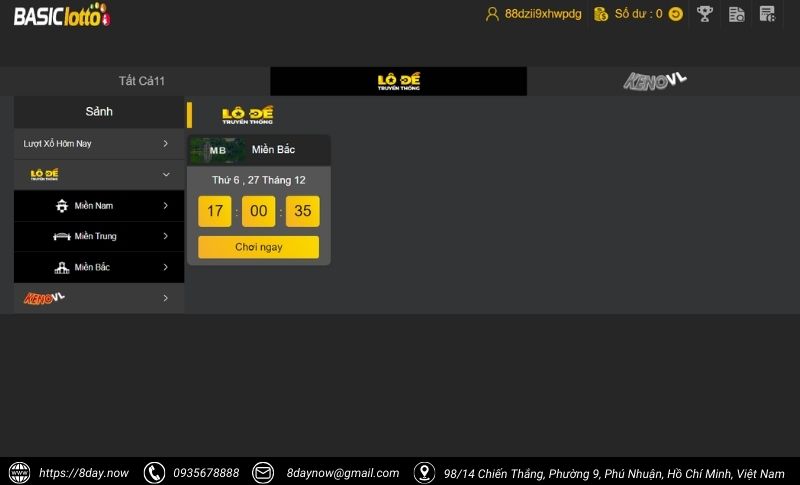 Số Đề Truyền Thống 8Day – Xổ số 3 miền, thưởng cực cao 4 Hinh anh trong game So Đe Truyen Thong 8Day - Hinh 3